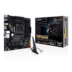 Placa Mãe Asus TUF Gaming B550M-PLUS Wi-Fi II AMD AM4, mATX, DDR4