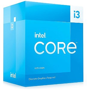 Processador Intel Core i3-13100F 4.5GHz Max Turbo Cache 12MB 4 Núcleos 8 Threads LGA 1700