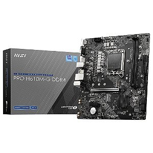 PLACA MÃE MSI PRO H610M-G LGA 1700 DDR4