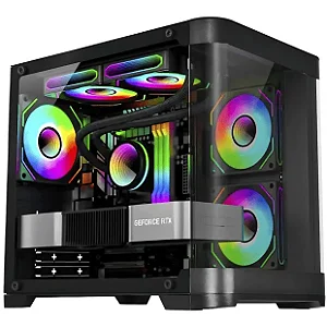 PC Gamer Ryzen 7 5700X | RTX 5060 TI 8GB | 32GB DDR4 | SSD 1TB | B550M TUF | Water Cooler | Info3