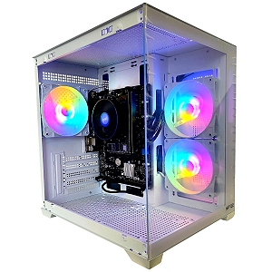 PC Gamer Info3 AMD Ryzen 5 5600GT | 16GB DDR4 | SSD M.2 500Gb | Fonte Real 550W | Placa Mãe A520M | Branco
