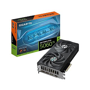 Placa de Vídeo Gigabyte RTX 5060 Ti Eagle OC 16GB GDDR7 256bits - GV-N506TEAGLE OC-16GD