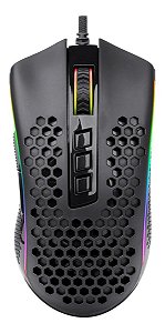 Mouse Gamer Redragon Storm RGB, 12400DPI, 7 Botões, Preto - M808-RGB