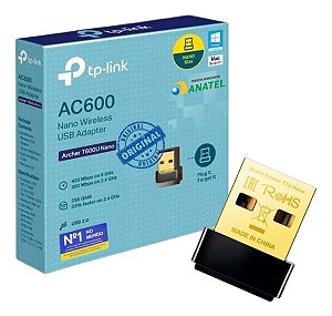 Adaptador Wi-fi Usb Nano Tp-link Ac600 Archer T2u Dual Band