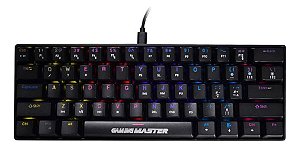 Teclado K-mex Mecânico Gamer Spectrafury Preto Kbl8 Rgb