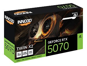 Placa De Video Inno3d Geforce RTX 5070 Twin X2 12gb 192bits Gddr7