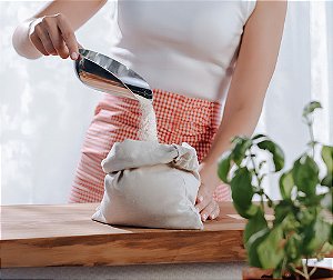 Concha Pegador Multiuso Inox Grande – Ideal para Cereais, Grãos e Gelo | Alta Saída na Revenda