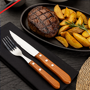 Jogo de Talheres Kit Churrasco Inox 12 Peças – Resistência e Estilo para Momentos Especiais