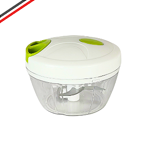 Mini Processador Manual de Alimentos Triturador 3 Lâminas