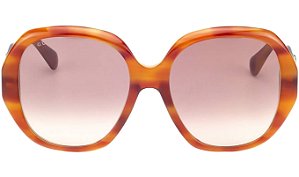 ÓCULOS DE SOL GUCCI REDONDO GG0796S 004 56 FEMININO