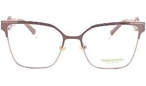 ARMAÇÃO SABRINA SATO QUADRADO SS675 C3 55 FEMININO