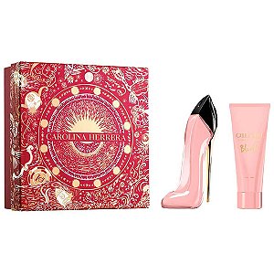 Kit Perfume Feminino Good Girl Blush de Carolina Herrera Eau de Parfum 80  mL e Body Lotion 100ml em Promoção na Americanas