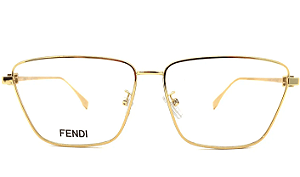 ARMAÇÃO DE GRAU FENDI METAL FE50071U MASCULINO