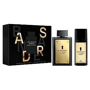 KIT PERFUME ANTONIO BANDERAS GOLDEN SECRET EAU DE TOILETTE 100ml + DESODORANTE 150ml - MASCULINO