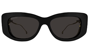 ÓCULOS DE SOL GUCCI ACETATO METAL GG1566S 001 55 FEMININO