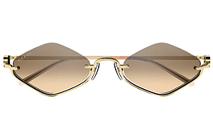 ARMAÇÃO GUCCI ACETATO GG1660S 001 54 FEMININO