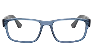 ARMAÇÃO RAY-BAN ACETATO RB7243L 8182 56 MASCULINO