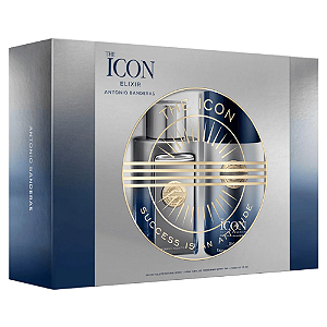 KIT PERFUME BANDERAS THE ICON ELIXIR EAU DE PARFUM MASCULINO