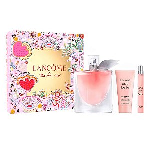 KIT PERFUME LANCÔME LA VIE EST BELLE EDP 100ML + HIDRATANTE 50ML + MINIATURA 10ML FEMININO