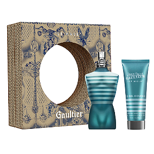 KIT PERFUME JEAN PAUL GAULTIER LE MALE EAU DE TOILETTE MASCULINO 125ML + SG 75ML