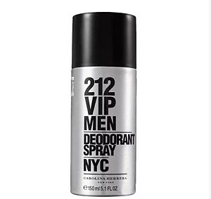 DESODORANTE CAROLINA HERRERA 212 VIP MEN 150 ML MASCULINO