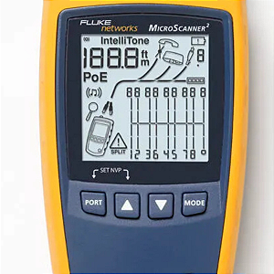 FLUKE-MS2-100-IE - Verificador de cabos Ethernet industriais MicroScanner™ 2 da Fluke Networks