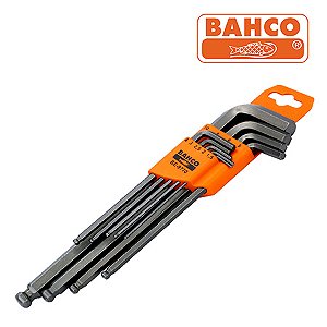 Conjunto de chaves em L hexagonais BAHCO-BE-9770