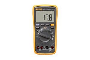 FLUKE-17B+ - MULTÍMETRO DIGITAL COM TEMPERATURA CAT III