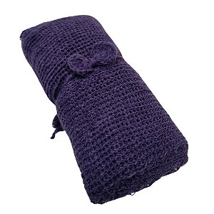 Wrap De Tricô Violeta