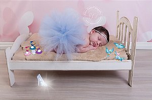 Tutu Newborn Azul Claro