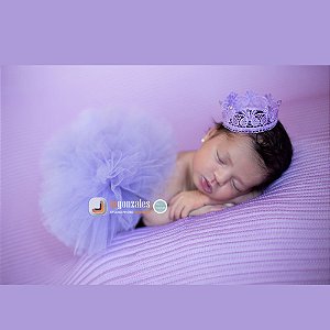 Tutu Newborn Lilás
