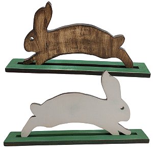 Coelhinho de Páscoa Dupla Face Saltitante