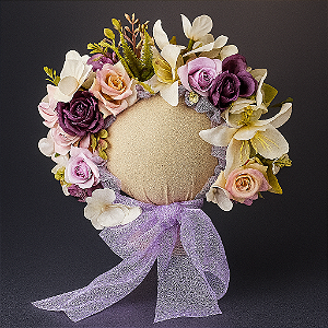 Touca de Flores Bonnet Floral 4