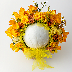 Touca de Flores Bonnet Floral 6