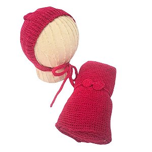 Kit Wrap e Touca - Pink