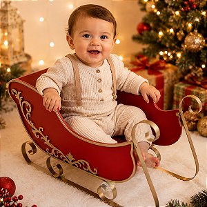 Trenó De Natal Imperial Luxo