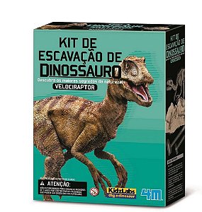 Kit de Escavação de Dinossauro Velociraptor