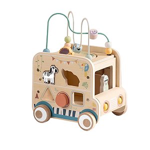 Jipe do Explorador em Madeira Tooky Toy