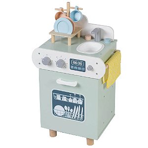 Lava Louça Infantil Brinquedo Madeira Tooky Toy