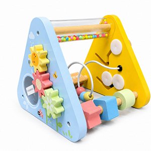 Triângulo de Atividades Educativo Madeira Tooky Toy