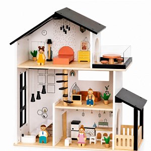 Casa de Bonecas Contemporânea Madeira Tooky Toy