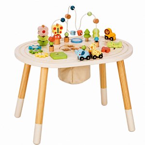 Mesa de Atividades Educativa Floresta em Madeira Tooky Toy
