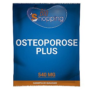 Osteoporose Plus (30 sachê - sabor Laranja ou Sem Sabor) - Bioshopping