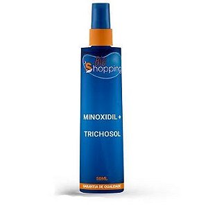 Minoxidil 5% em Trichosol ( sem álcool) cabelos e barba (100ml)