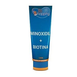 Minoxidil 5% com Biotina 120ml - Bioshopping