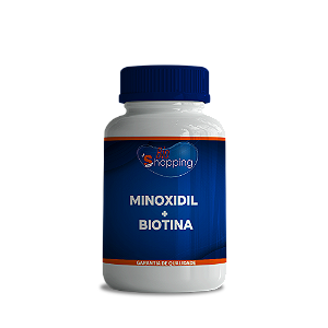 Minoxidil 5% com Biotina 120ml - Bioshopping