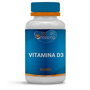 Vitamina D3 50.000UI (12 Cápsulas) - Bioshopping