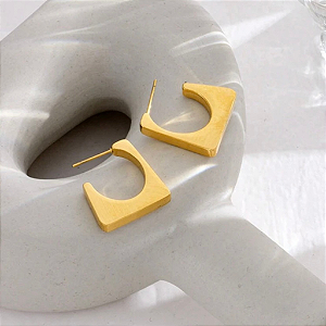 Brinco Argola Aura Bold Square – Argola Quadrada