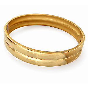 Bracelete Rígido Bold - Aço inoxidável