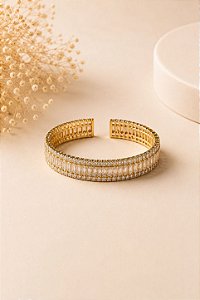 Bracelete Luxo Cravejado